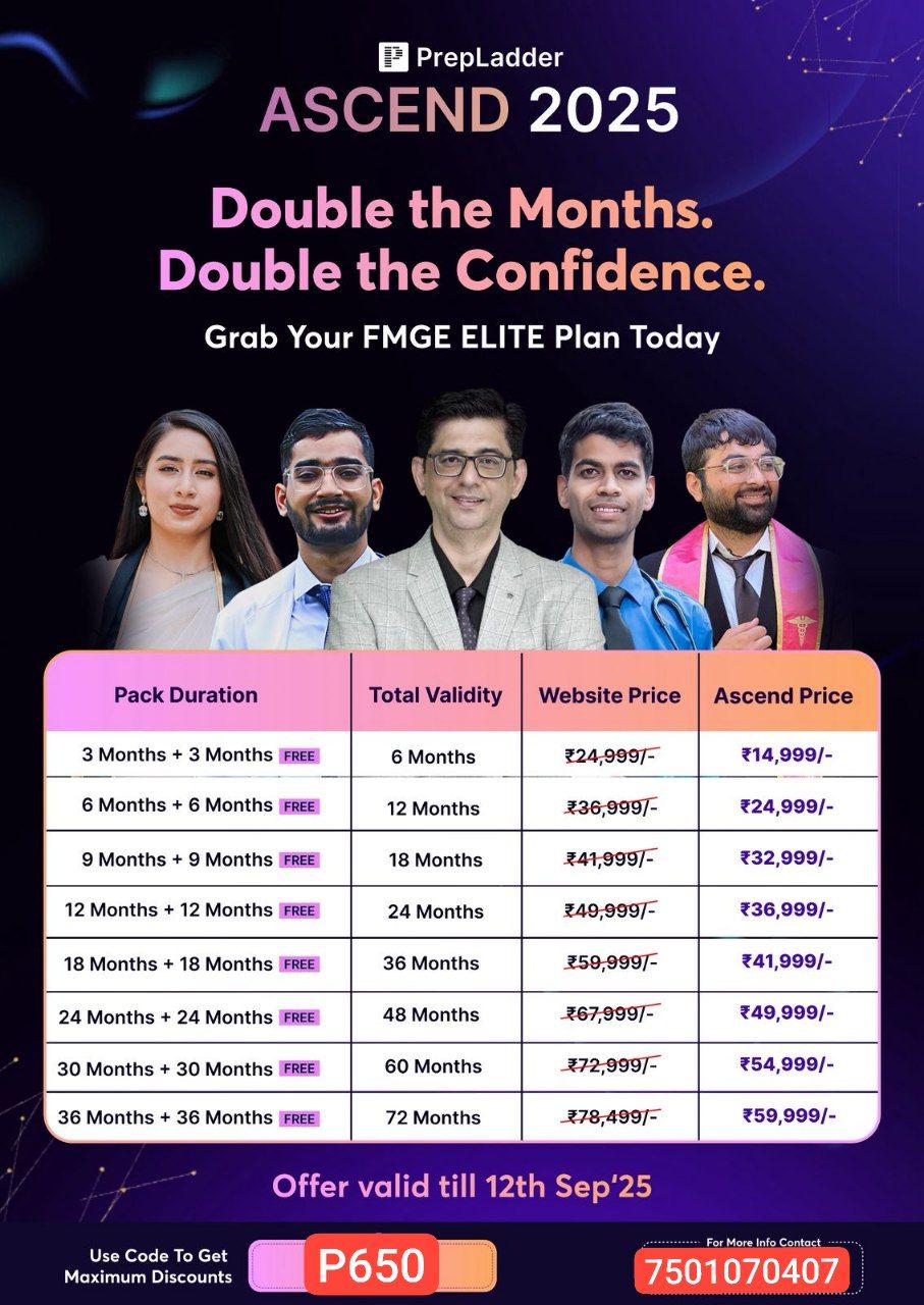 FMGE current offer